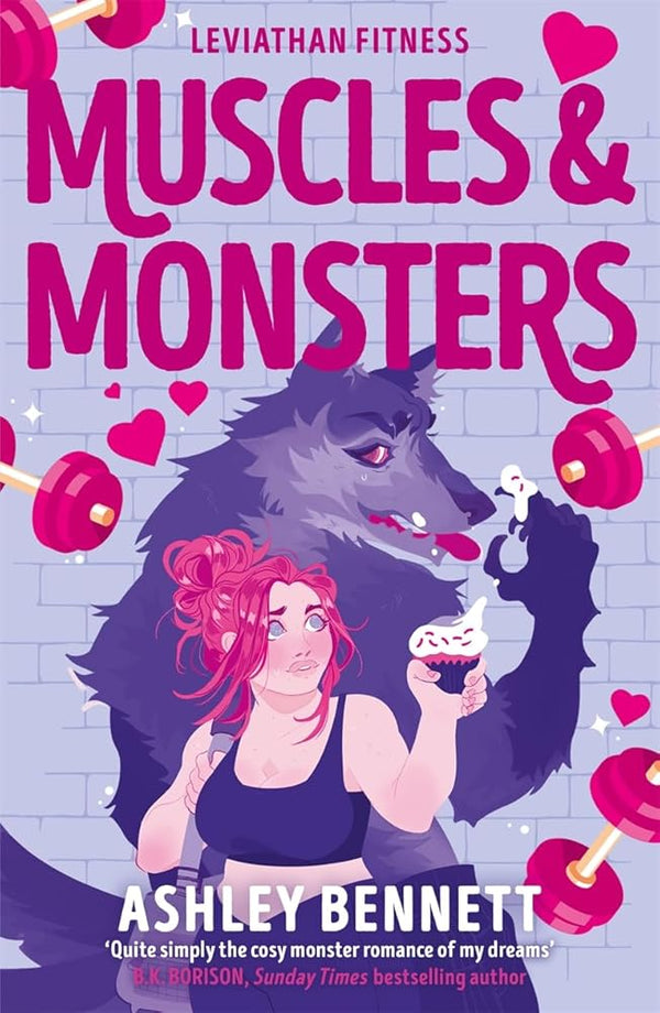 Muscles and Monsters: The must-read sweet and spicy, small-town monster romance for 2026 (Leviathan Fitness Book 1) cover image